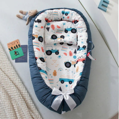 berceau-bebe-nid-ange-modele-voiture-bleu