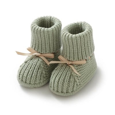 chausson-bebe-modele-vert