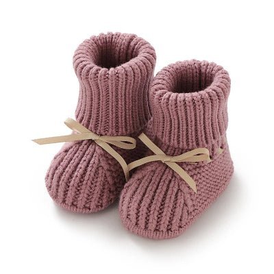 chausson-bebe-modele-rose