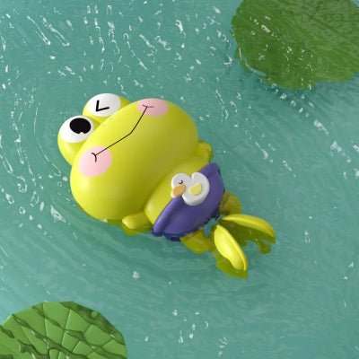 jouet-pour-le-bain-grenouille-qui-nage-modele-vert-clair