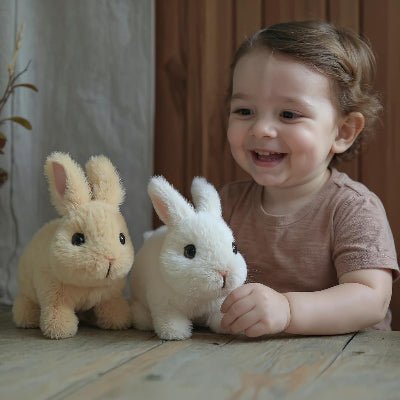 jouet-lapin-realiste-modele-brun-et-blanc