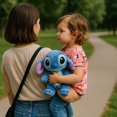 peluche-stitch-qui-respire-avec-sa-maman