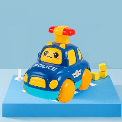 petite-voiture-modele-bleu-police