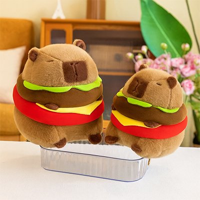 Peluche-capybara-pour petit enfant