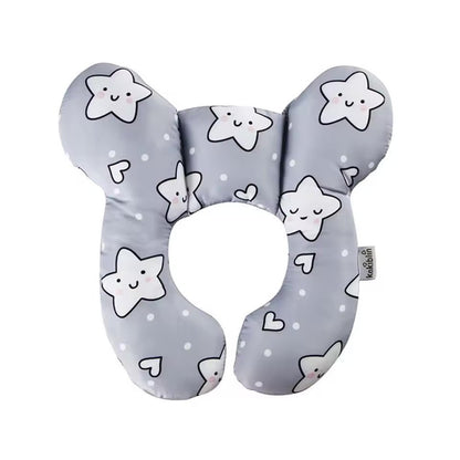  Coussin-anti-tête-plate-étoiles-gris-et-blanc