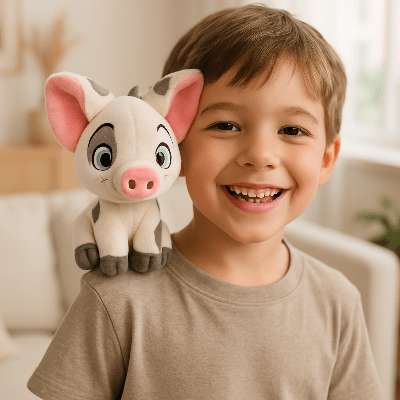 jolie-peluche-aimanter-de-petit-cochon