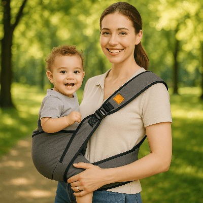 maman-et-bebe-qui-se-promene-au-parc-avec-porte-bebe