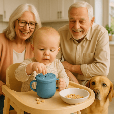 Pot-conservation-bebe-avec-bebe-qui-mange-dans-sa-chaise-haute