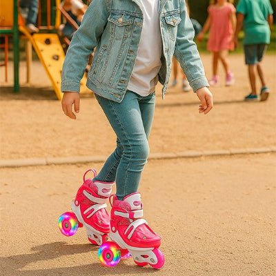 roller-blade-avec-roue-multicolor